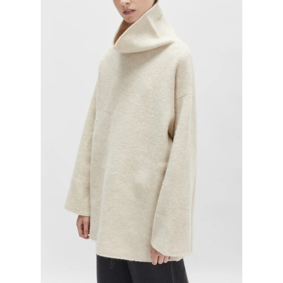 SOLD🥀 Lauren Manoogian Cashmere Funnel Pullover - Picture 2 of 13